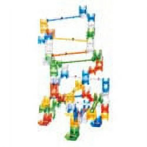 MindWare Q-BA-MAZE 2.0: Rails Builder with FREE Light-Up Cube Pack - Ages 6+