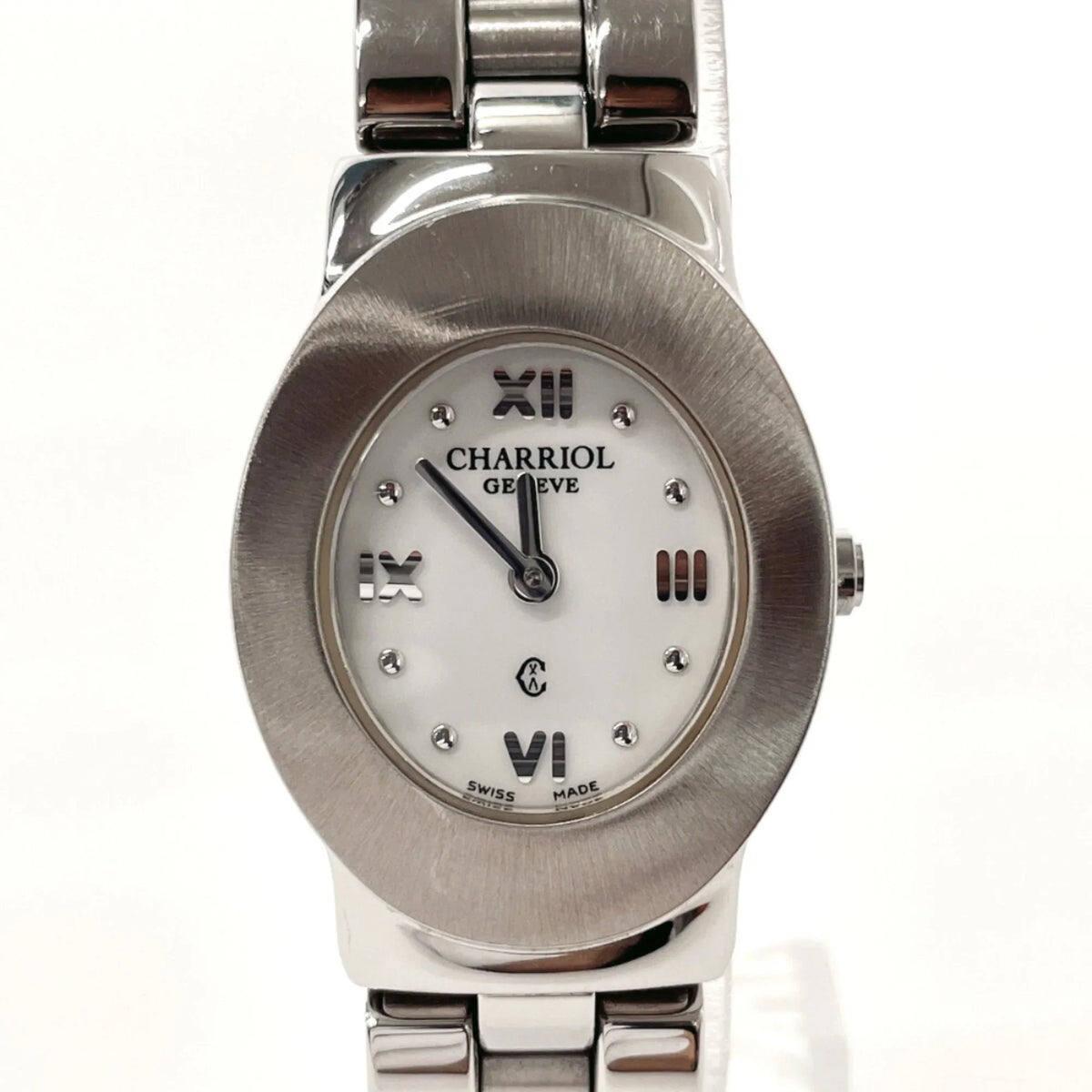 Pre-Owned Charriol Azzurro Watch Stainless Steel CHARRIOL AZURO300900 Women's Silver F3102467 (Good)