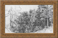 Deciduous Forest 24x18 Gold Ornate Wood Framed Canvas Art by Ivan Shishkin