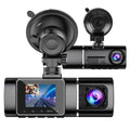 Dual Dash Cam Car Camera, TSV 1080P Front Cabin Inside Dash Camera with IR Night Vision, Loop Recording Car Cam Driving Recorder, 24H Parking Mode, G-Sensor