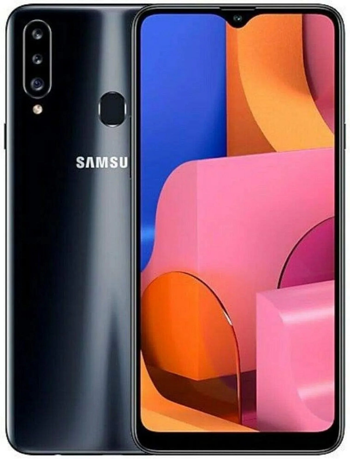 Open Box Samsung Galaxy A20s A207M 32GB DUOS GSM Unlocked Phone - Black