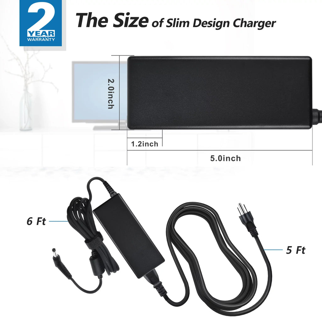 PwrON Compatible AC Adapter Replacement for Goal Zero Yeti 1250 p/n: 31901 Solar Generator Power Supply Cord