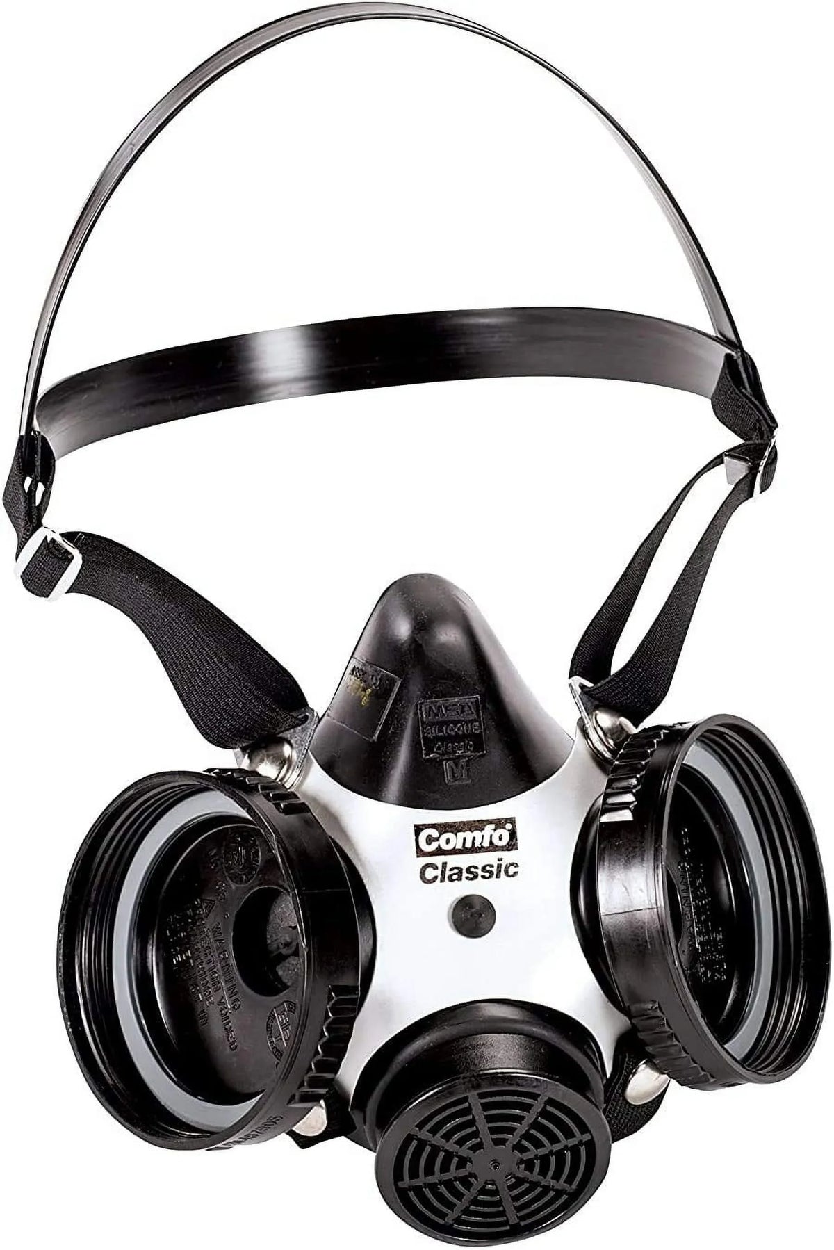 MSA Comfo Classic Respirators, Medium, Silicone
