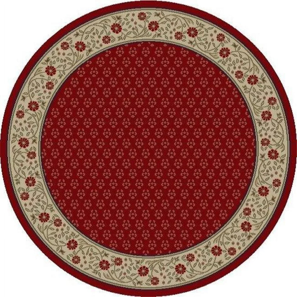 Concord Global 5 ft. 3 in. Jewel Harmony - Round, Red