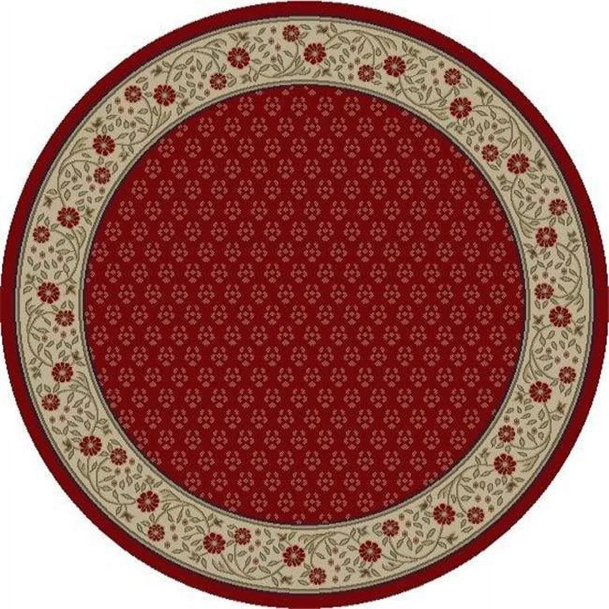 Concord Global 5 ft. 3 in. Jewel Harmony - Round, Red