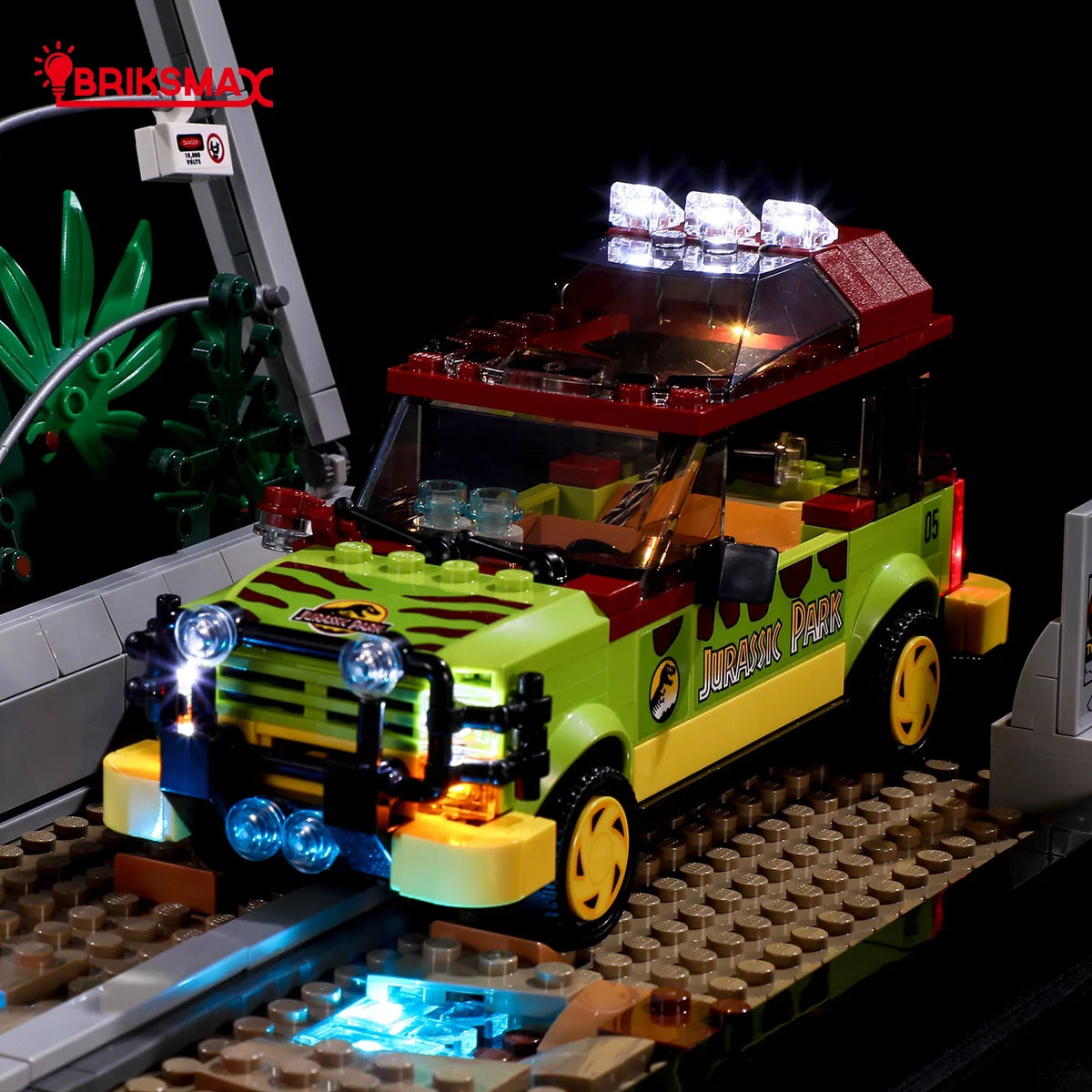 BRIKSMAX Led Light Kit for Legos Jurassic World™ T. rex Breakout 76956 Building Blocks Model(Not Include the Building Model)