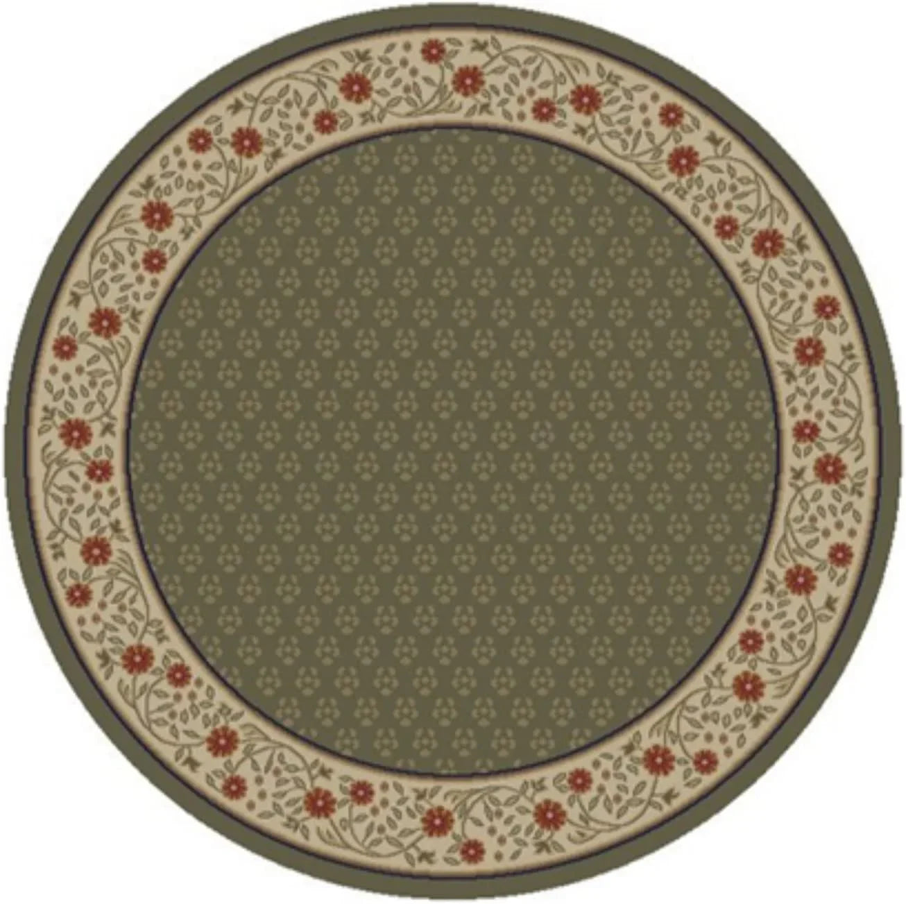 Concord Global 5 ft. 3 in. Jewel Harmony - Round, Red