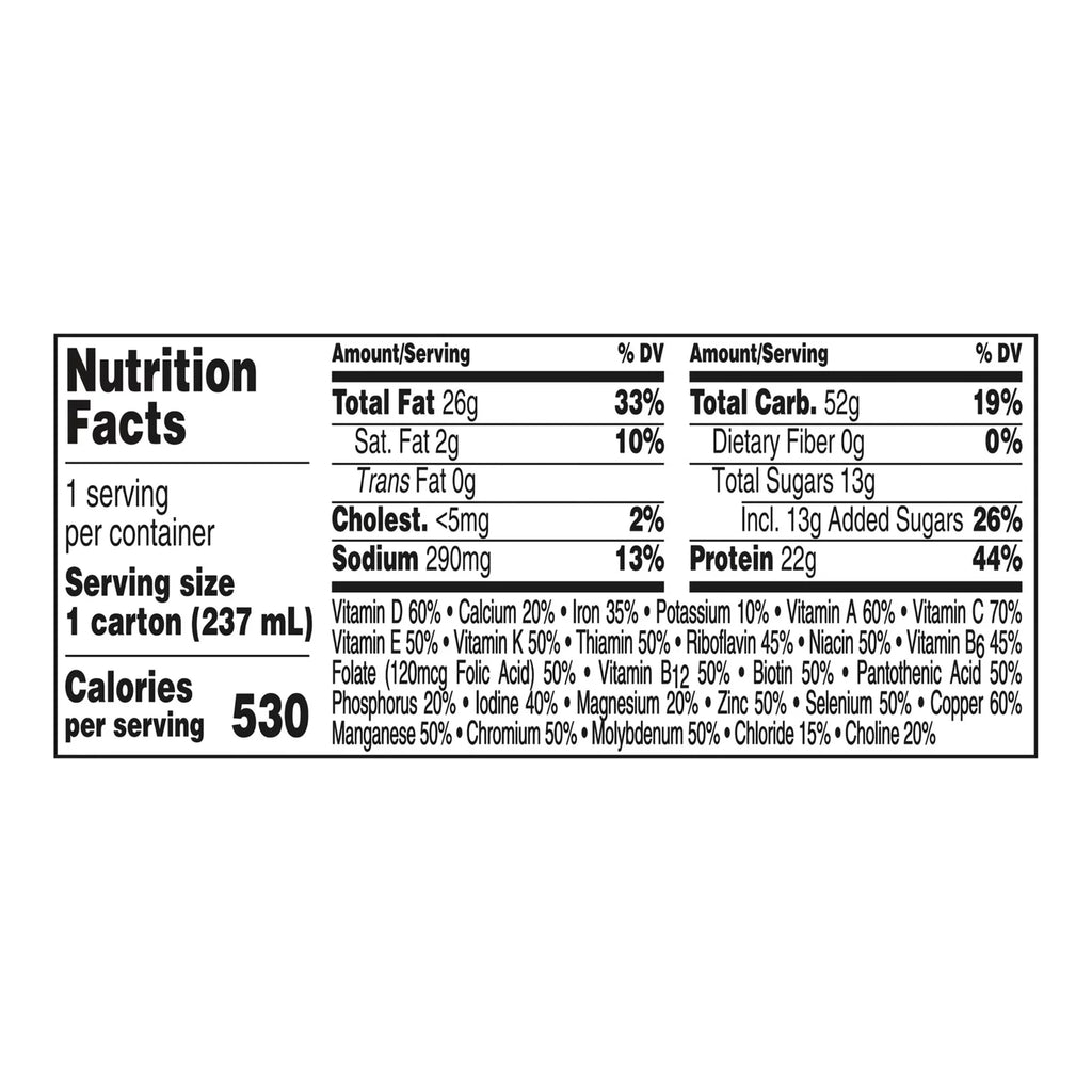 Nestle Boost Very High Calorie Complete Nutritional Drink Chocolate 8 oz Reclosable Carton 24 Ct