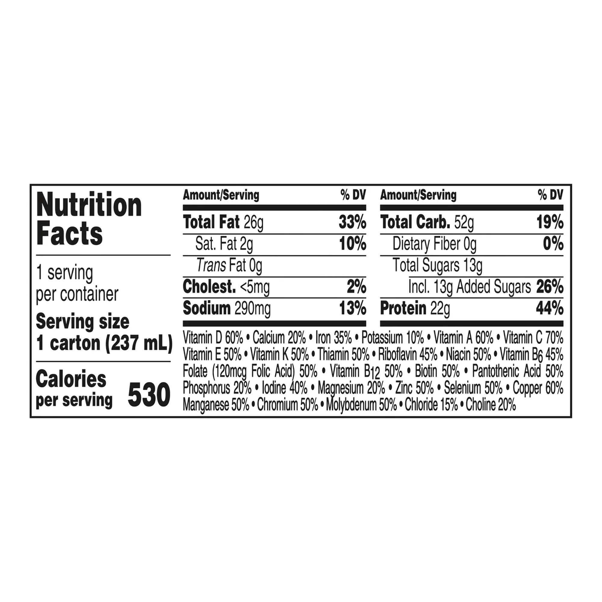 Nestle Boost Very High Calorie Complete Nutritional Drink Chocolate 8 oz Reclosable Carton 24 Ct