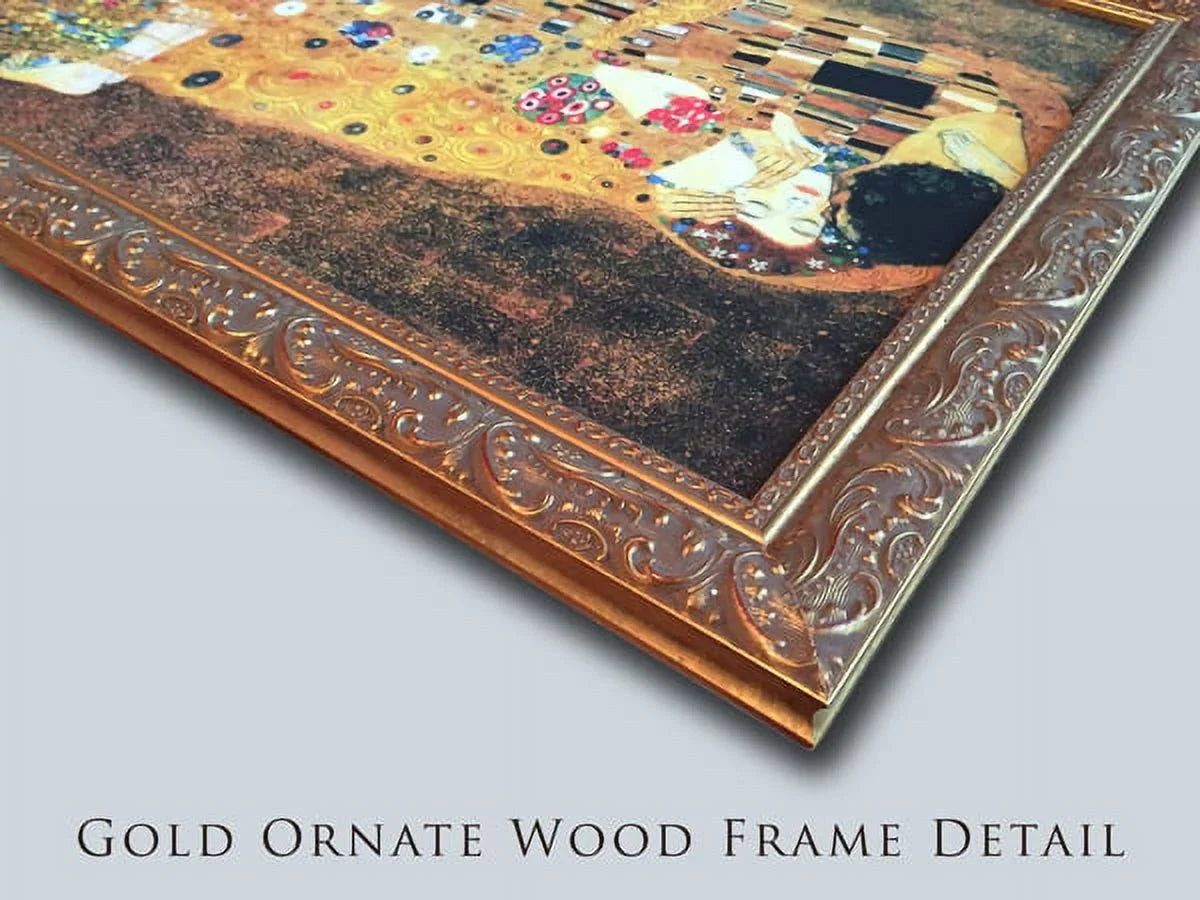 Pierre Puvis de Chavannes 2x Matted 18x24 Gold Ornate Framed Art Print 'The Birds'