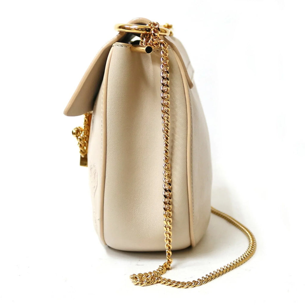Pre-Owned Chloé Chloe Shoulder Bag Beige Ladies (Fair)