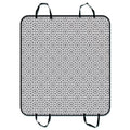 GCKG Popular Graceful Grey Circles And Little Pattern Pet Car Seat Cover Dog Car Seat Mat Hammock Cargo Mat Trunk Mat For Cars Trucks and SUV 54x60 inches