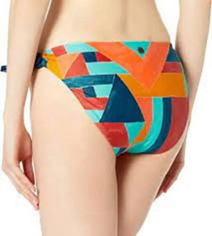 prAna Audrey Size Small (S) Mid Rise Tie Side Bikini Bottoms Atlantic Seaglass