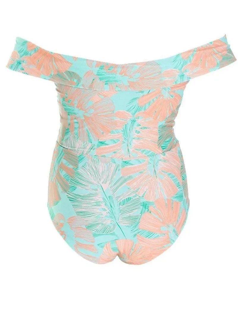 L*Space BUNGALOW PALM Anja One Piece Swimsuit, US 10