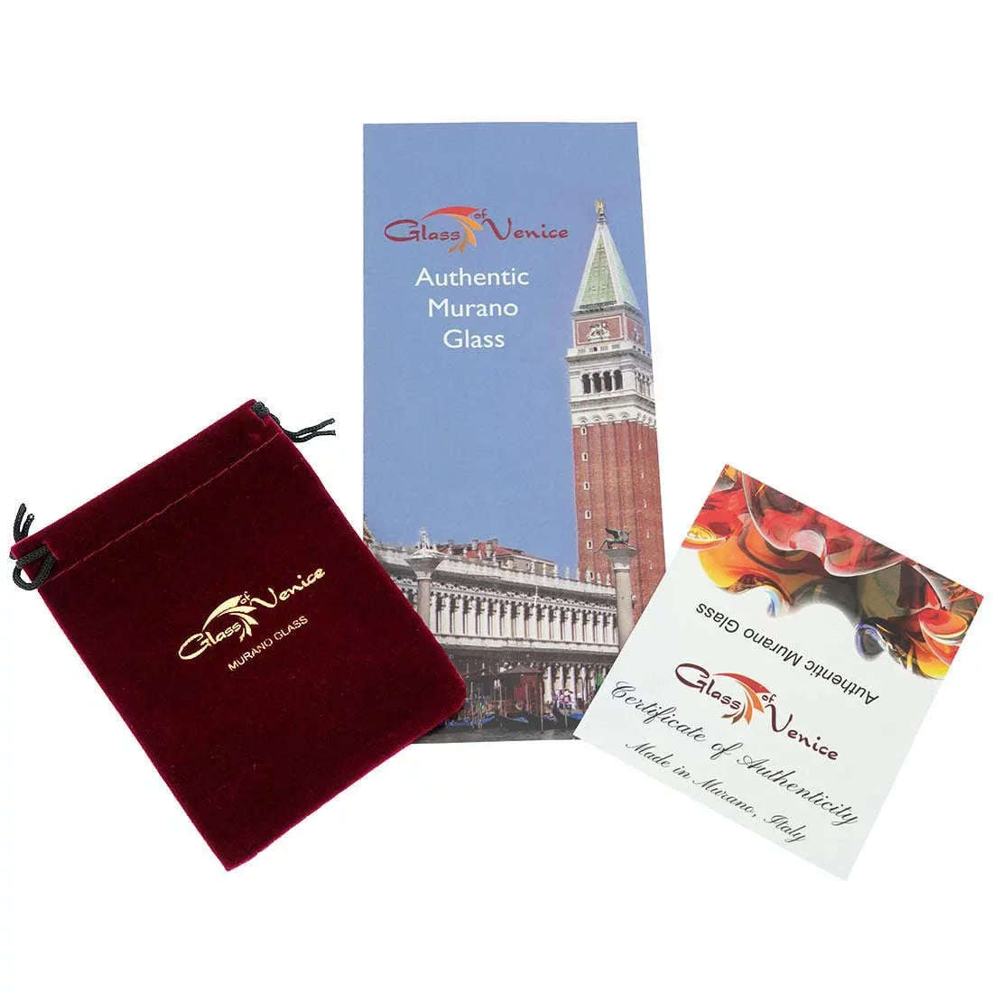 GlassOfVenice Serena Murano Millefiori Watch With Leather Band - Brown