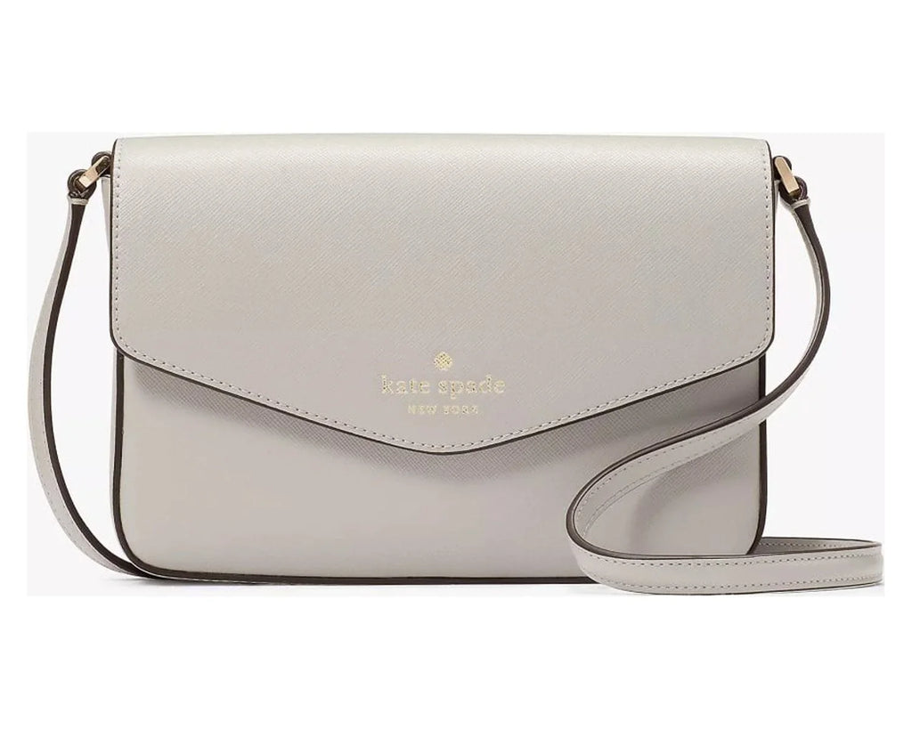 Kate Spade Sadie Envelope Crossbody K7378 PLATINUM GREY
